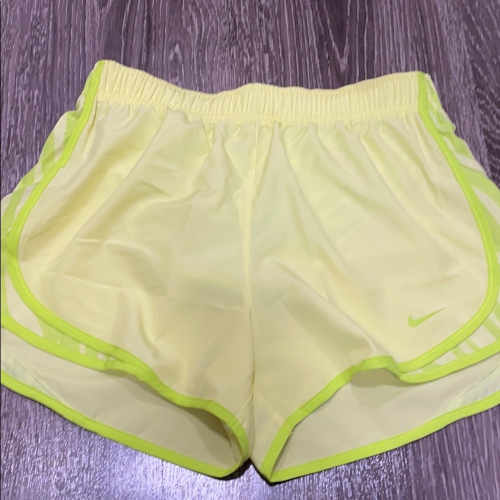 Nike Dri-Fit Neon Green Workout Shorts